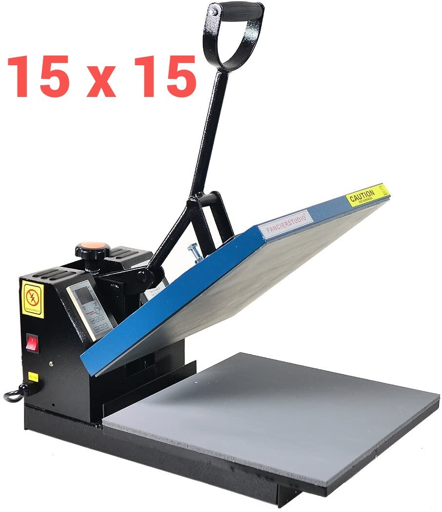 Fancierstudio Heat press Digital Heat Press 15 x 15 Sublimation T-shirt Machine