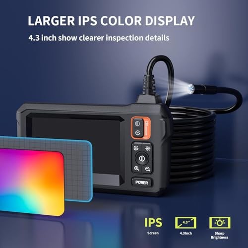 Endoscope Camera with Light, 1080P HD Borescope, IP67 Waterproof Snake 16.5FT