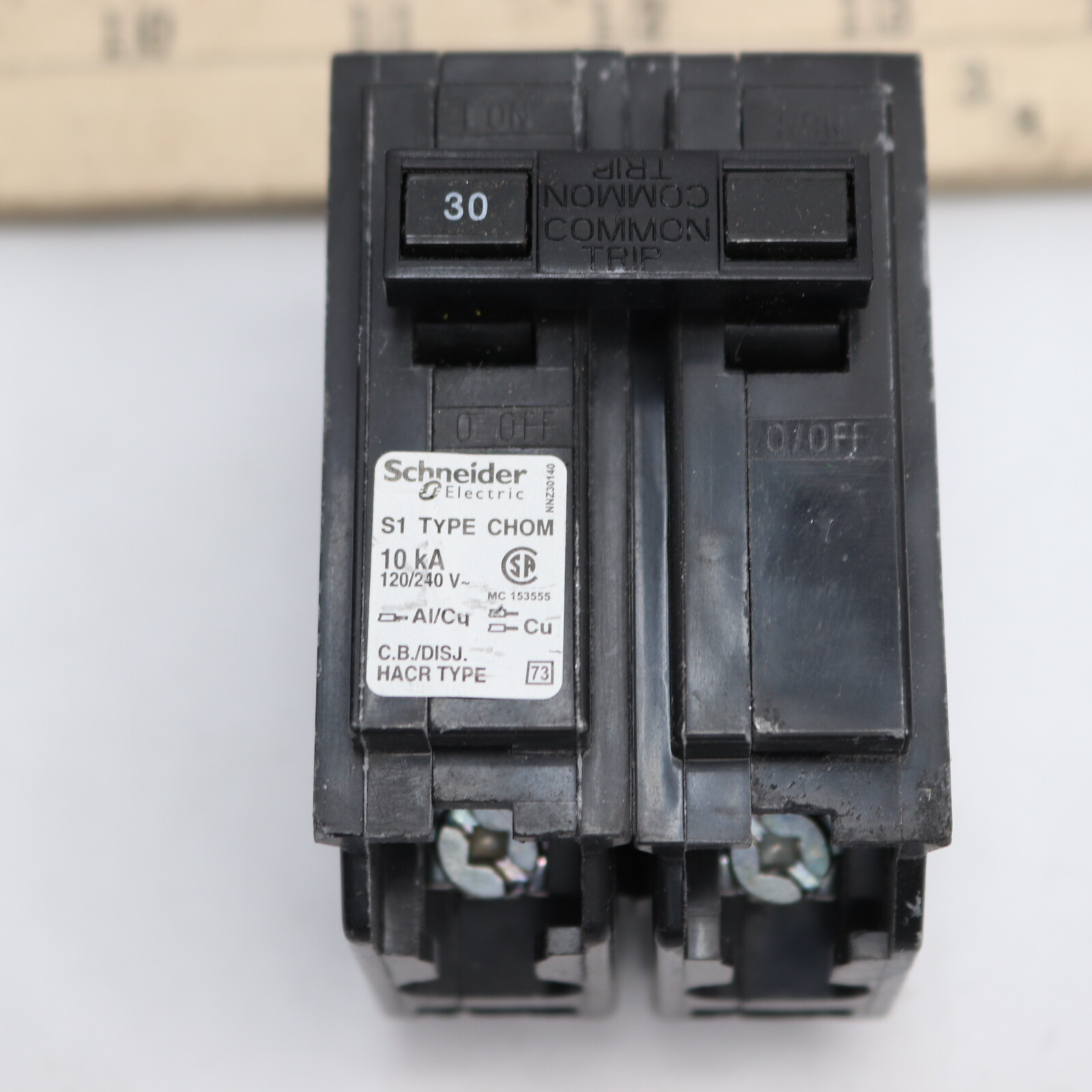 Schneider Electric Mini Circuit Breaker 2P 30A 120/240VAC