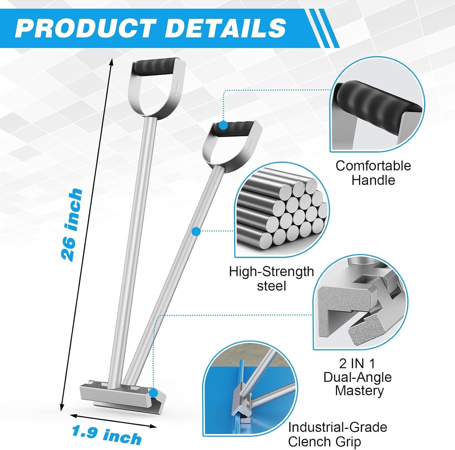 Heavy Duty Hand Seamer & Metal Bender Tool for Perfect Edges