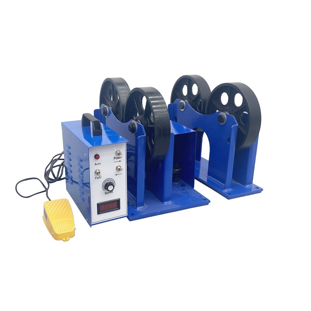1T/ 2200lb Welding Tank Turning Roller Welding Positioner Iron wheel for TIG
