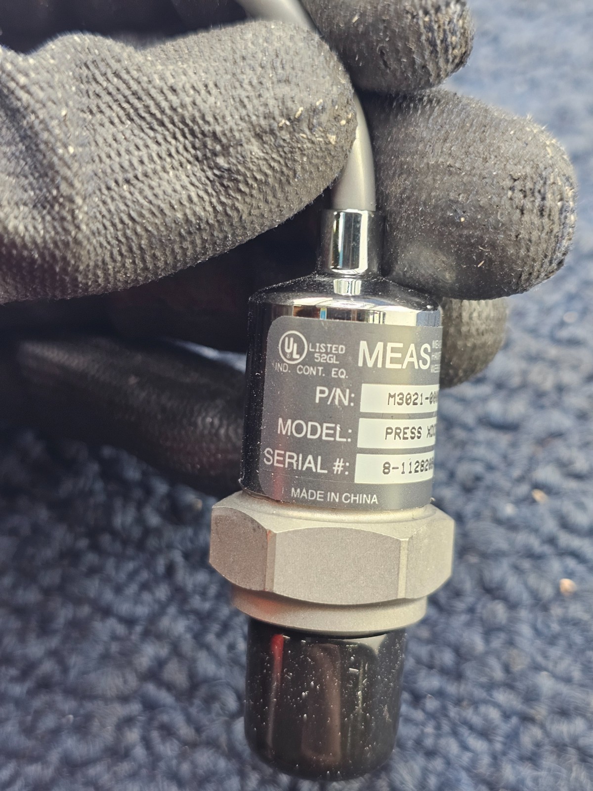 Measurement Specialties PRESS XDCR M3021-000005-05KPG Pressure Transducer