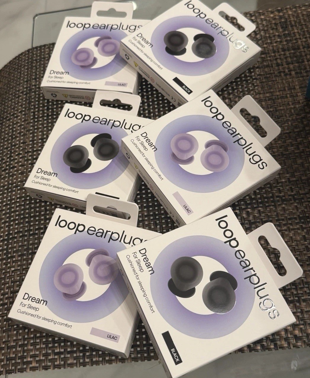 2x Lot Loop Dream – Silicone/Memory Foam Earplugs for Sleep Comfort- Couple Pack
