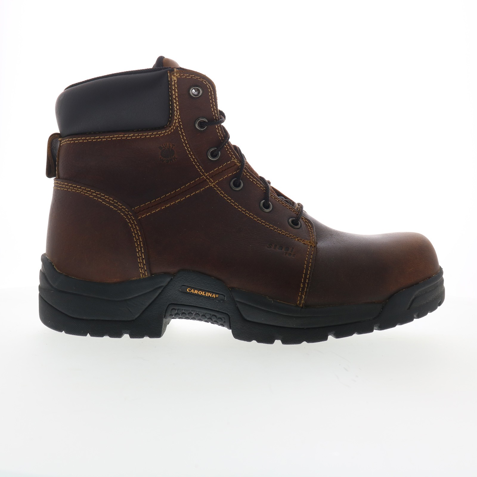 Carolina Steel Toe 6″ CA2525 Mens Brown Leather Lace Up Work & Safety Boots