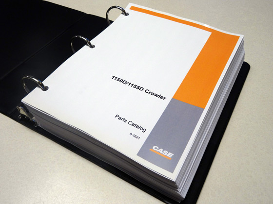 Case 1150D/1155D Crawler Dozer Bulldozer Parts Catalog, Manual, List, Book, NEW