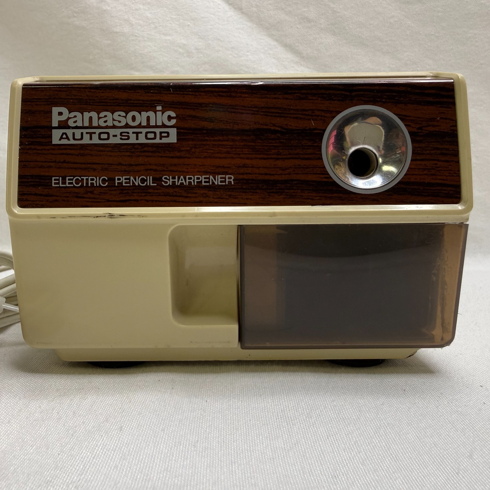 VTG Panasonic Auto Stop Electric Pencil Sharpener Model KP-110 120V Japan