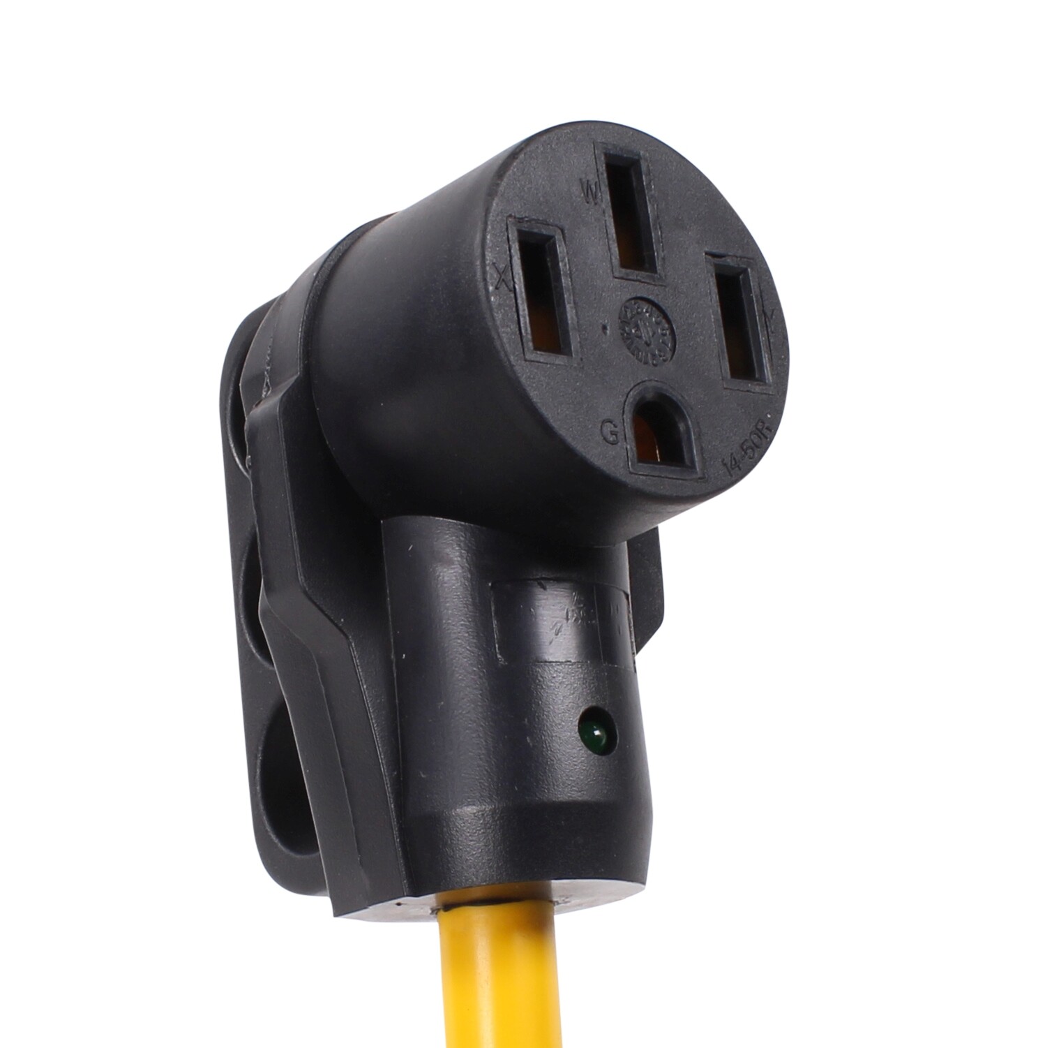 30 Amp Male – 50 Female Extension Cord Plug Power Adapter 3 to 4 Prong Generator