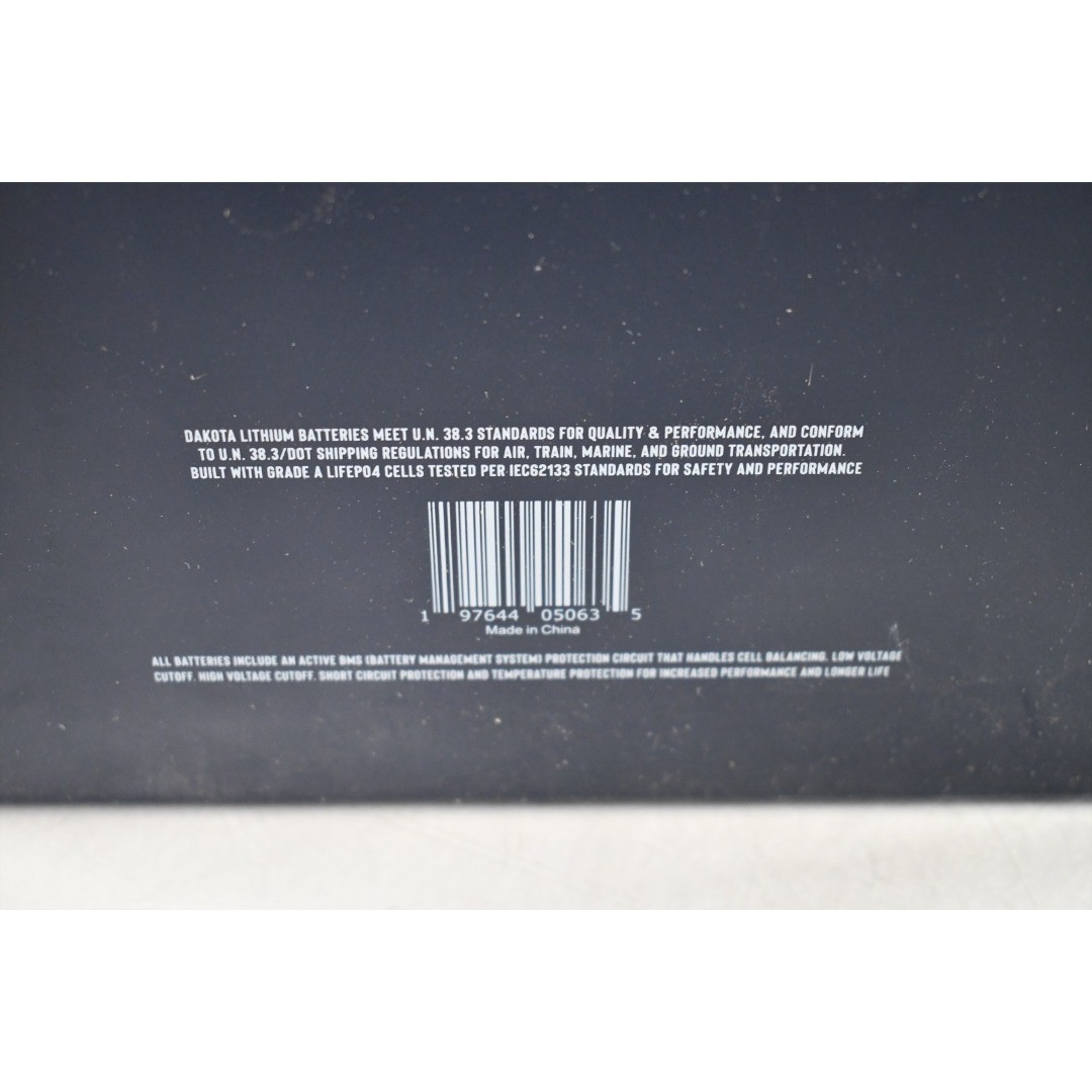 Dakota Lithium 12V 100Ah LiFePO4 Deep Cycle CAN Bus Group 24 1280Wh Battery