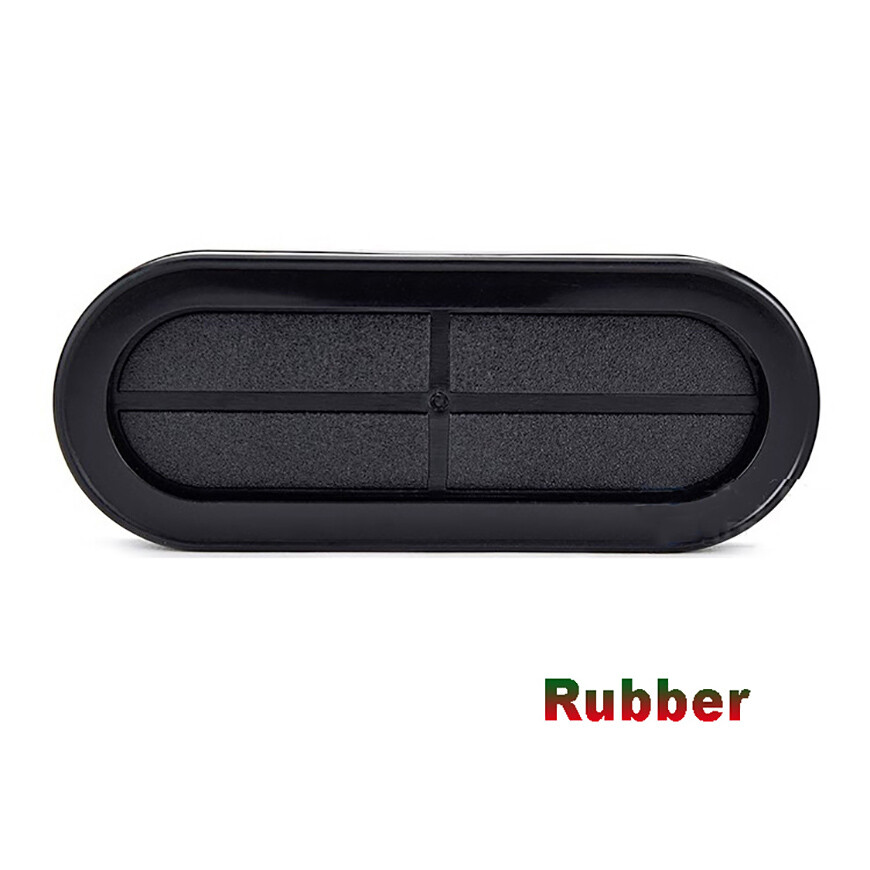 Oval Rubber Grommet Closed Blind Plug Bung Bungs For Wiring Cable Protect Black
