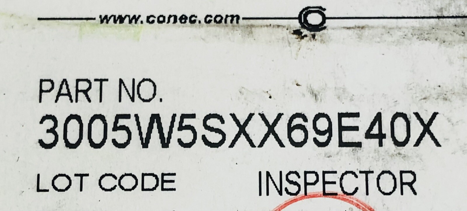 CONEC # 3005W55SXX69E40X D SUB CONTACTS PLUG CONNECTORS