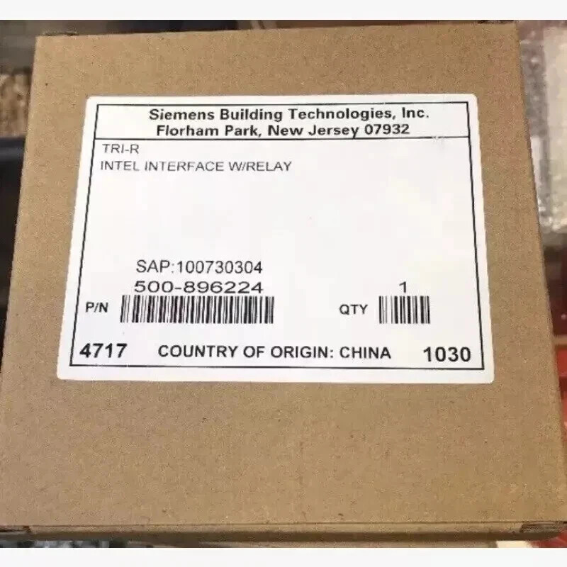 Siemens TRI-R Intel Interface W/Relay 500-896224 With Free Shipping