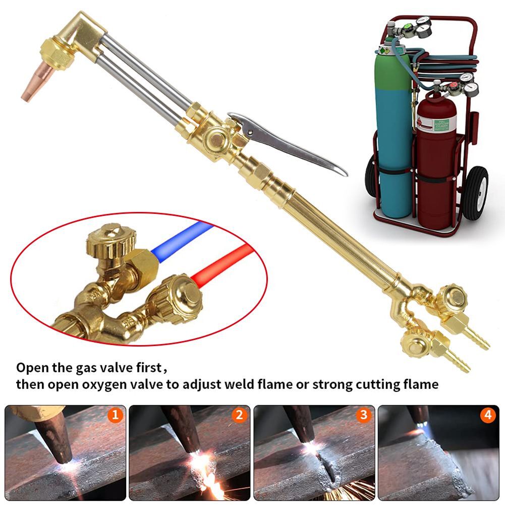 Oxygen Acetylene Regulators Combo Welding Gas Gauges CGA540/510 Welding Torch