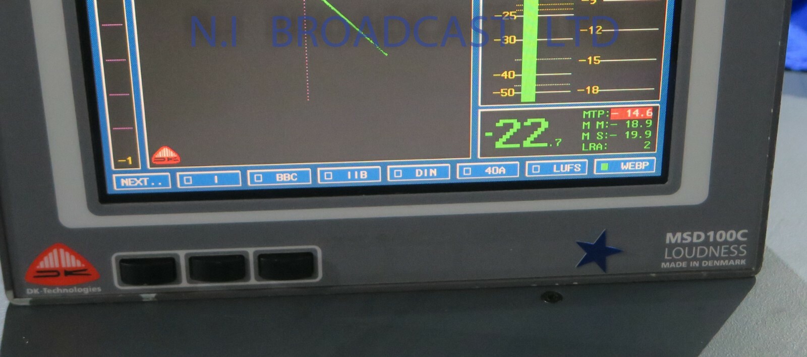 DK audio msd100c loudness monitor with analog and Digital input