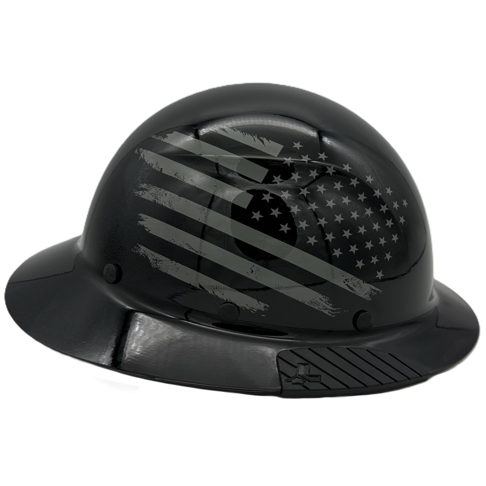 DAX Fiberglass Composite Full Brim Lift Safety Hard Hat – Patriot Gloss