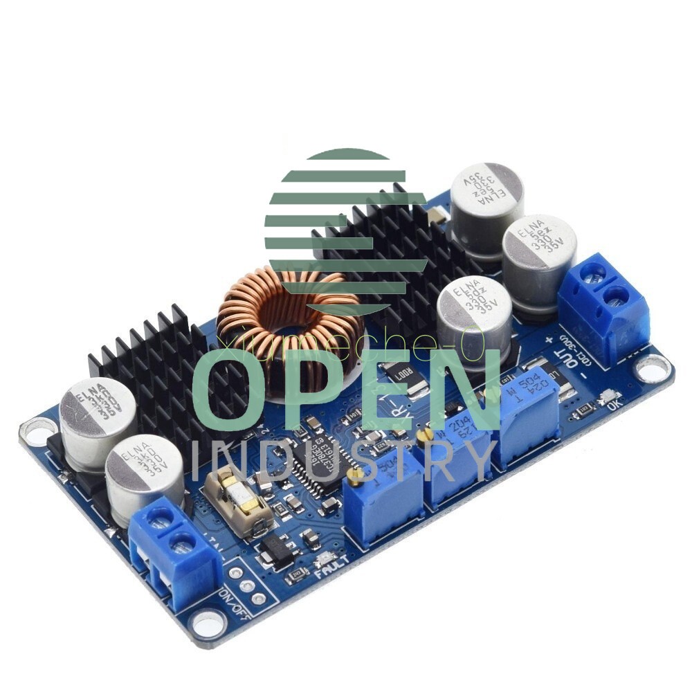 DC 5V-32V to 1V-30V 10A LTC3780 Automatic Step Up Down Regulator Charging Module