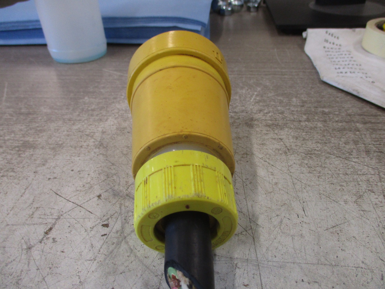 Daniel Woodhead Watertight Connector Nema L16-30R 30A 480V 3Ph *No Cover* Used