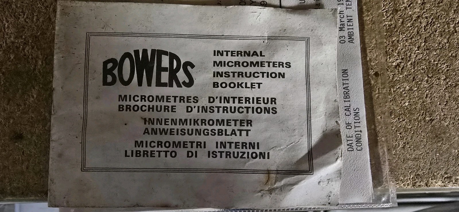 BOWERS HOLEMIKE 7.000-8.000 – 52-255-045 w/ 7.5 in. Setting Ring