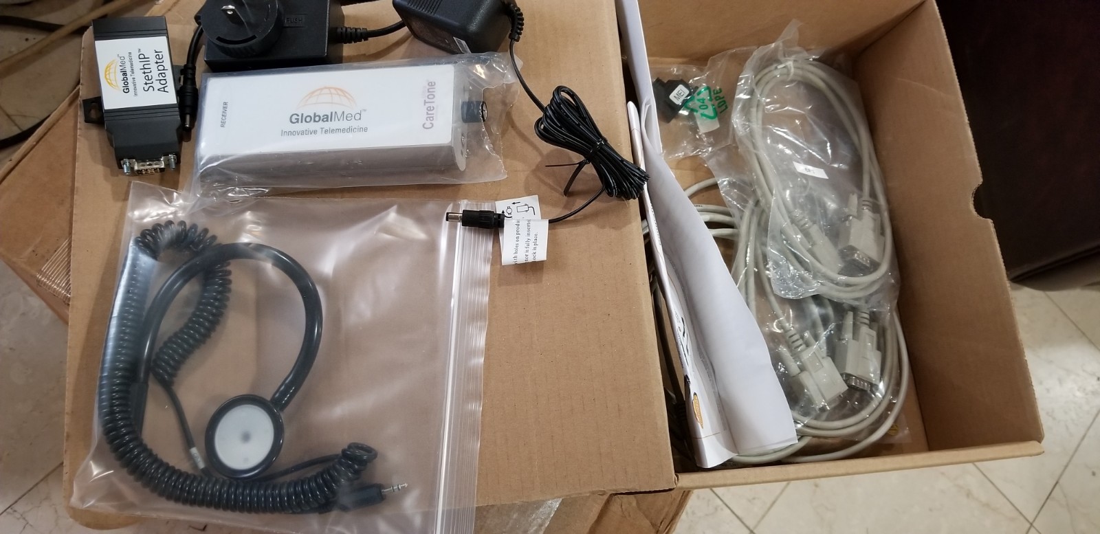 GlobalMed CareTone Ultra Sender w/IP Electronic Stethoscope GMD5022IP01
