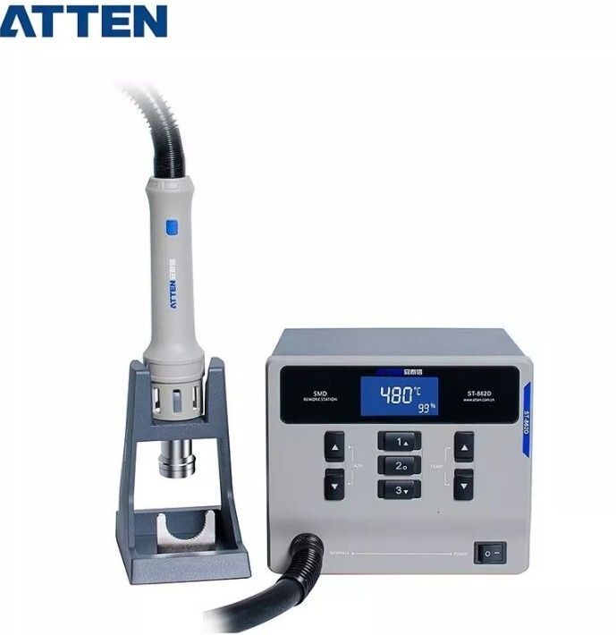 ATTEN St-862D 1000W Hot Air Digital Display Desoldering  Rework Station
