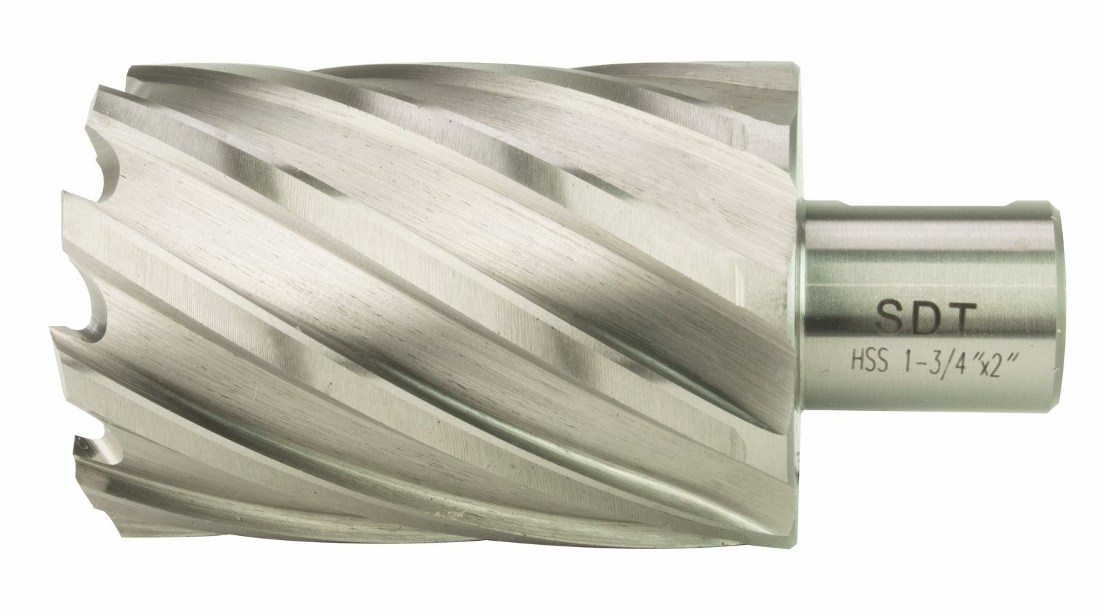 Steel Dragon Tools® 1-3/4″ x 2″ HSS Annular Cutter with 3/4″ Weldon Shank