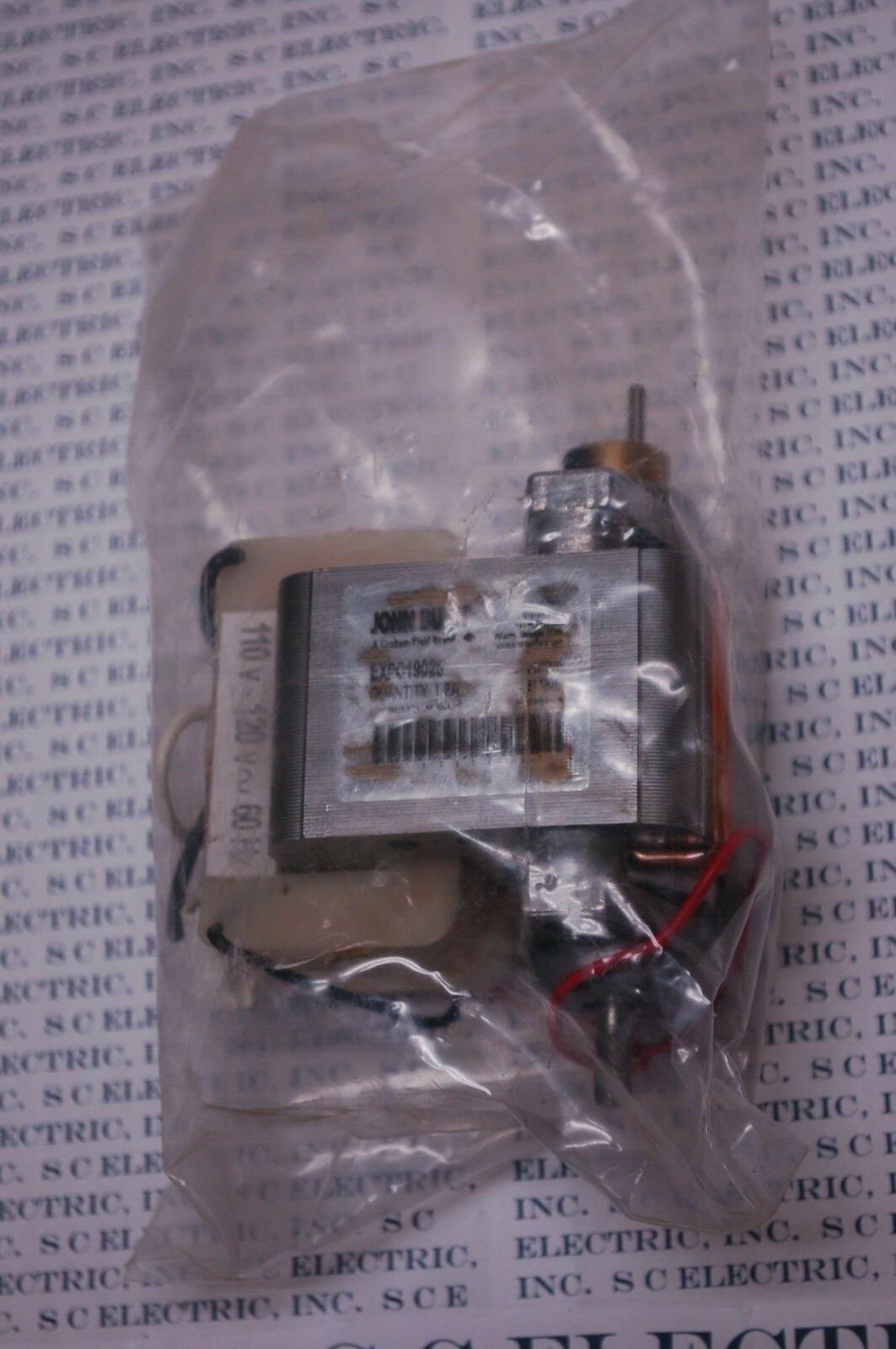 JOHN BUNN MOTOR EXP019026 120 VAC