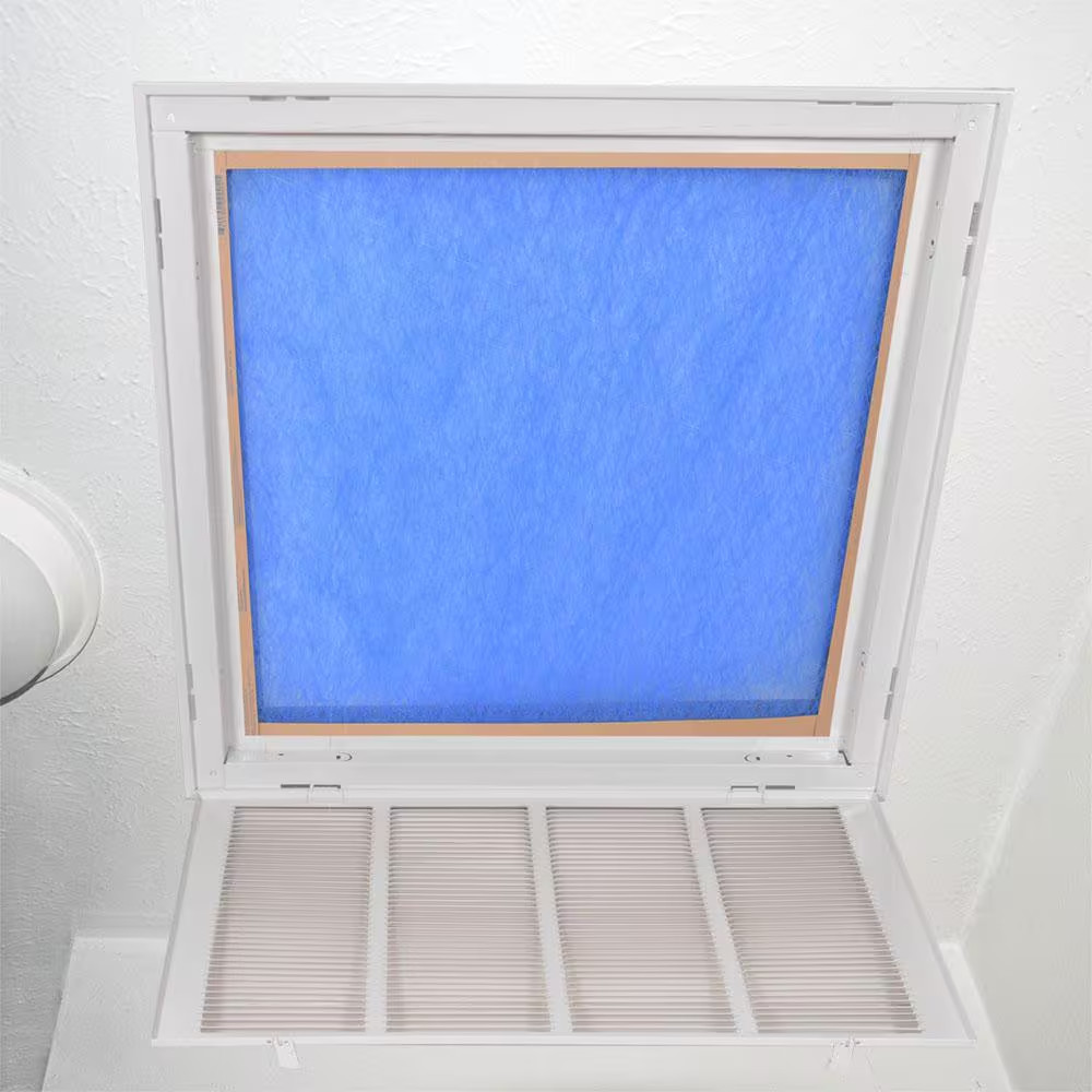 Return Air Filter Grille Heavy Duty Steel 20 in. x 20 in. Powder-Coated Finish