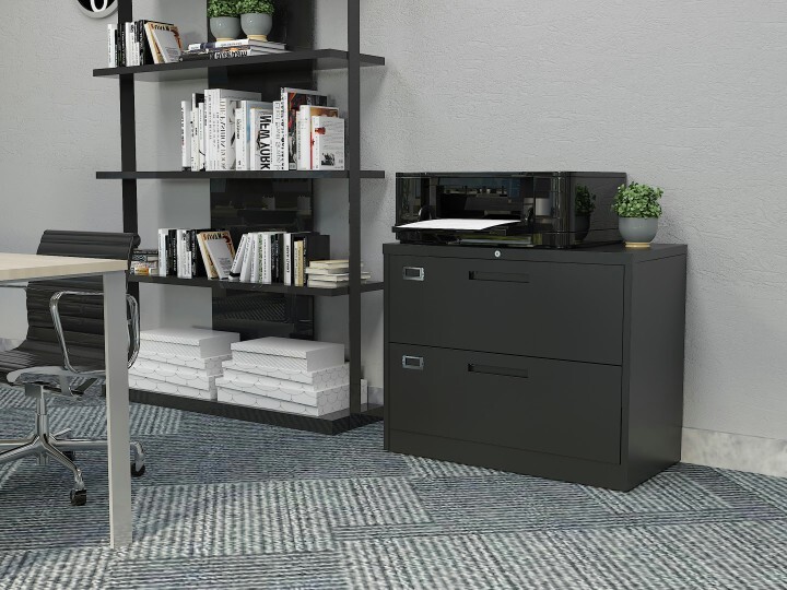 Metal Lateral File Cabinet 2 Drawer,Office Home Locking Filing Cabinet Organizer