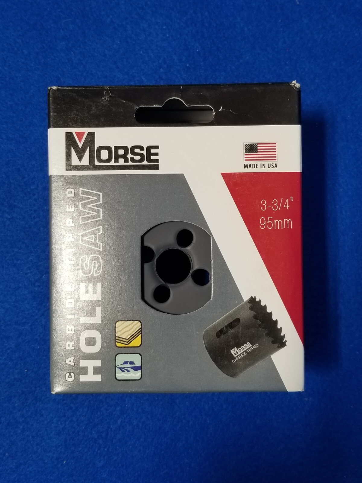 Morse MHST60 Carbide Tip Hole Saw 3-3/4” 95MM