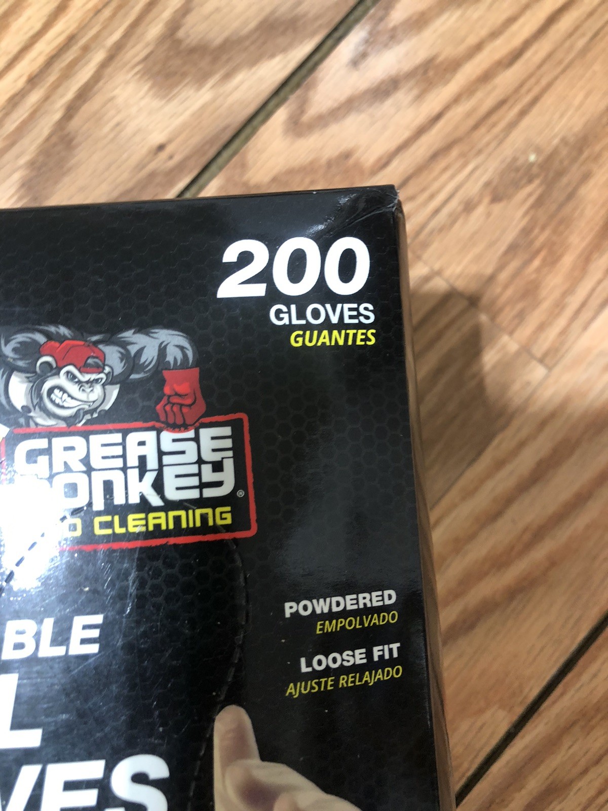 Grease Monkey Vinyl Disposable Gloves, Fits All – 200 Piece