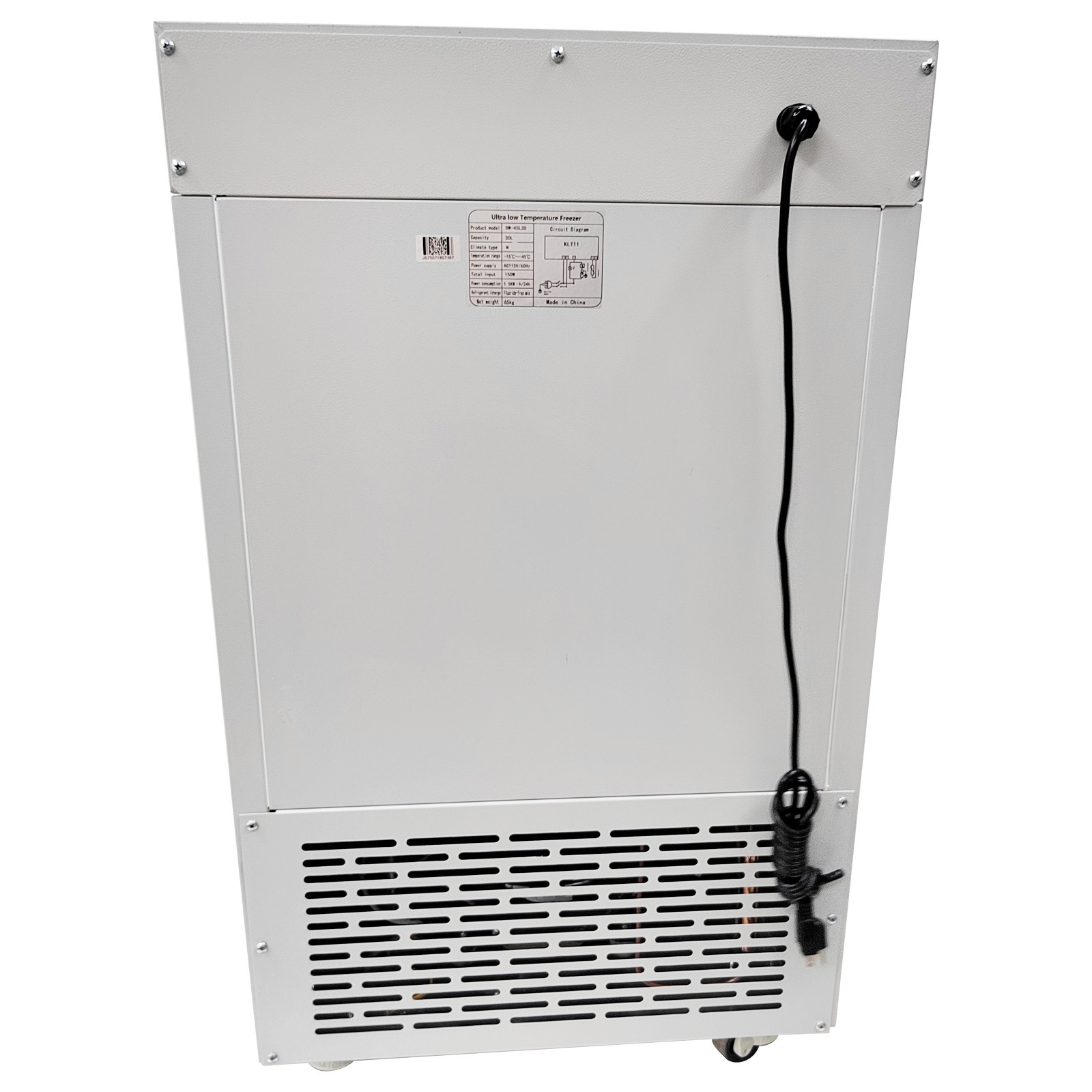110V/60HZ 150W Ultra Low Temperature Storage Box 7.92gal(30L) Effective Volume