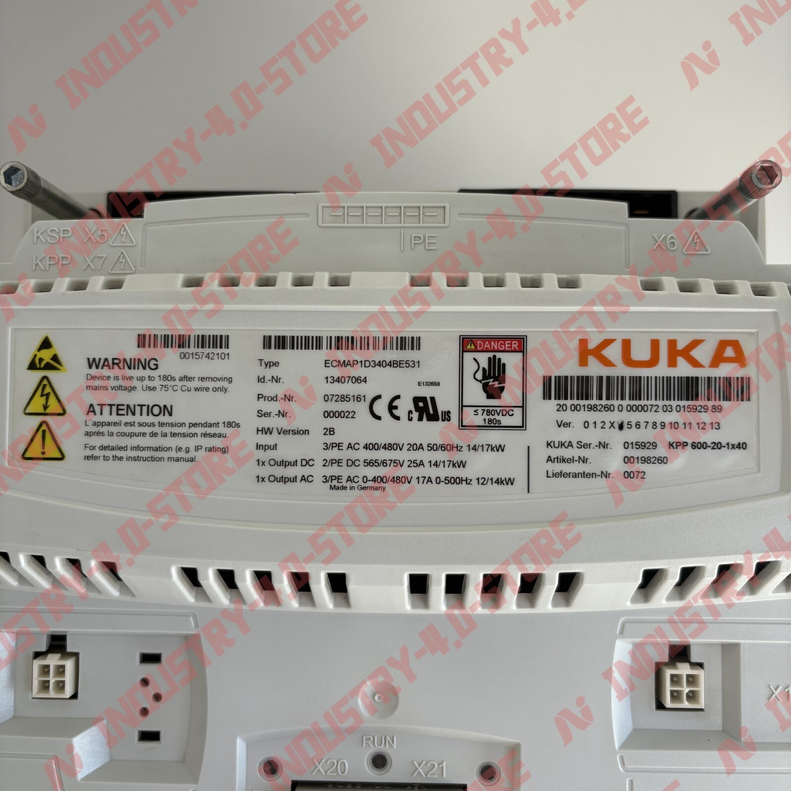 1PCS New KUKA 015929 KPP 600-20-1×40 00198260 ECMAP1D3404BE531 robot driver