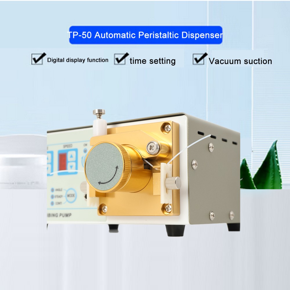 Peristaltic Dispenser Fast Drying Liquid Adhesive Dispenser TP-50110V US Plug in