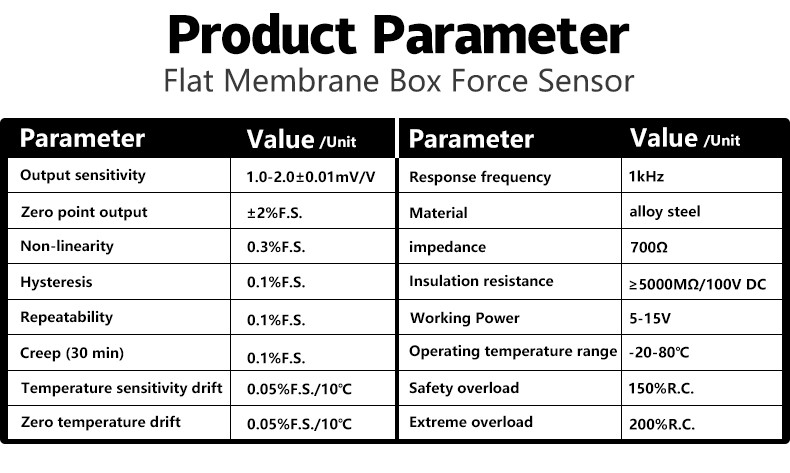 DAYSENSOR Micro Capsule Load Cell,Alloy Steel IP66 Compression Force Sensor