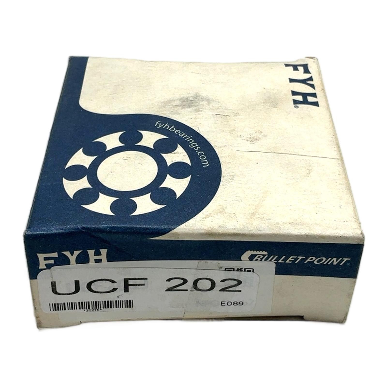 UCF202 FYH, FYH 4-Bolt Flange Bearing Unit 15mm Bore UCF 202, UCF202, UCF202,…