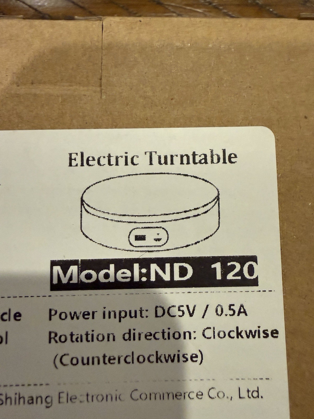Small Electric Turntable 4 3/4 X 1 3/4 Inches, Tumbler Display, Jewelry Display