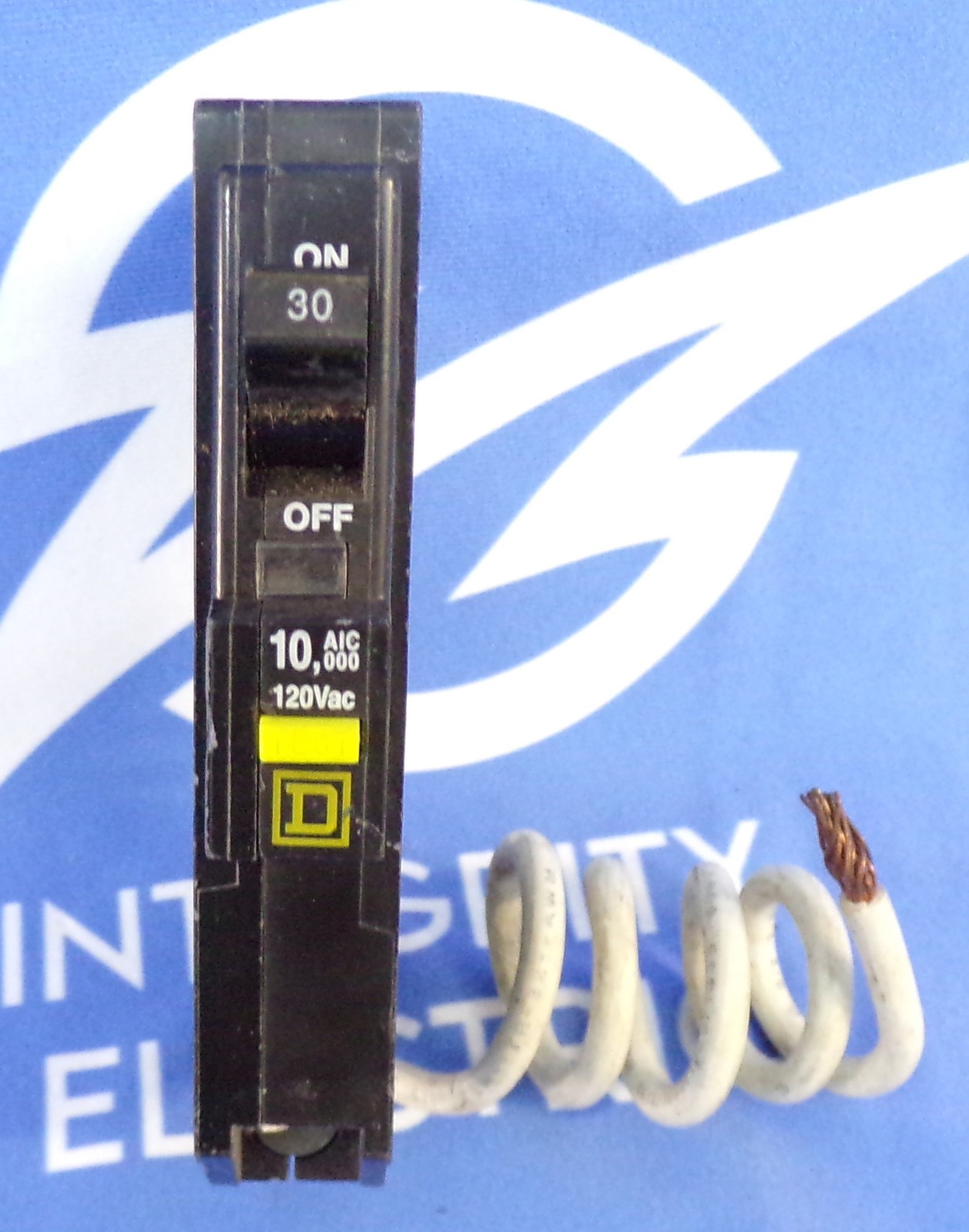 SQUARE D CIRCUIT BREAKER QO130GFI 30A 120V 1P 10k W/ GFI 1YR WARRANTY