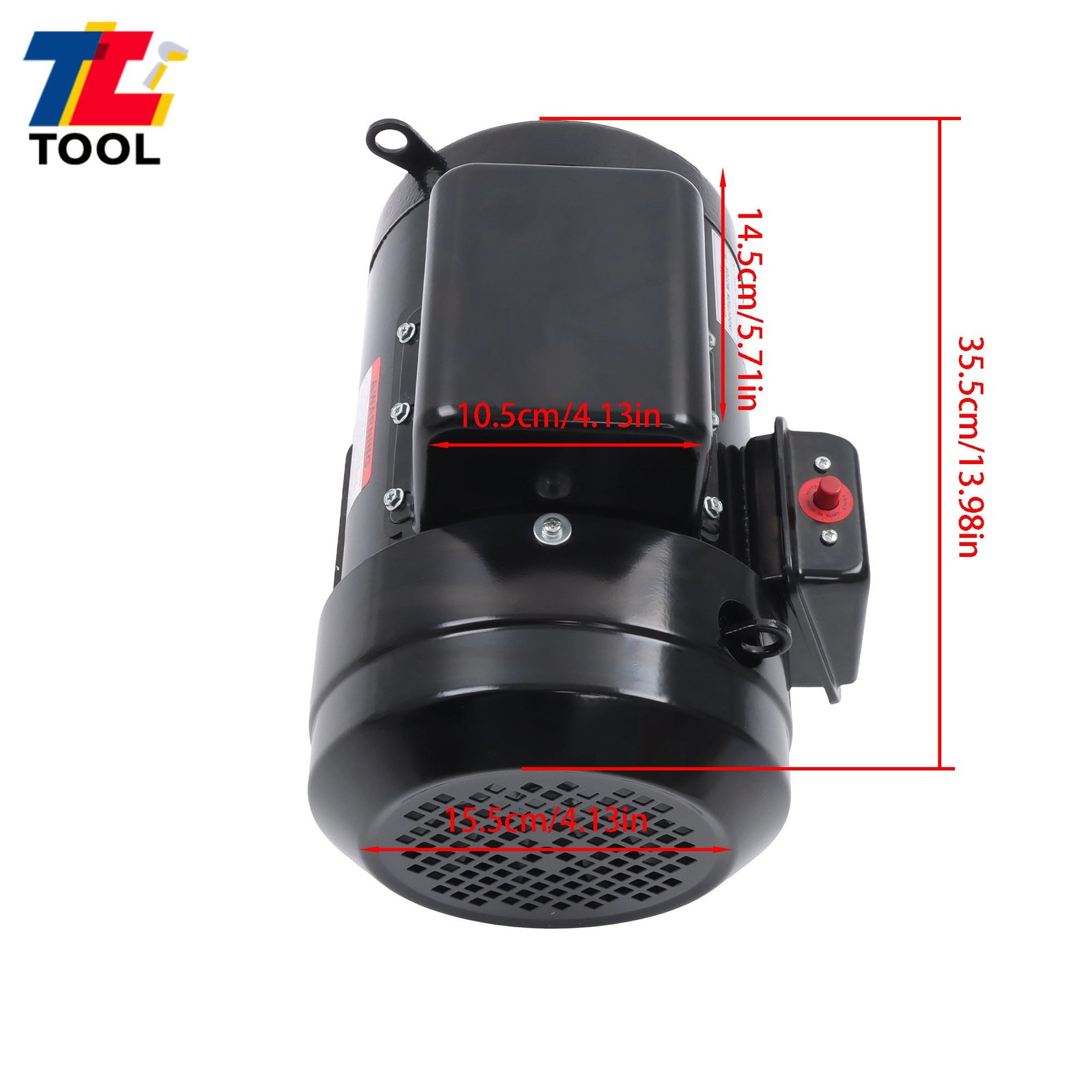 Farm Duty 3HP Motor 1800 RPM TEFC 184T 1 Phase 208/230V 60Hz Reversible