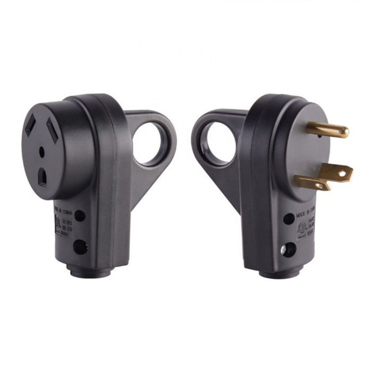 Receptacle Plug Male&Female Power Cord End Replacement Electrical 125V RV 30 AMP