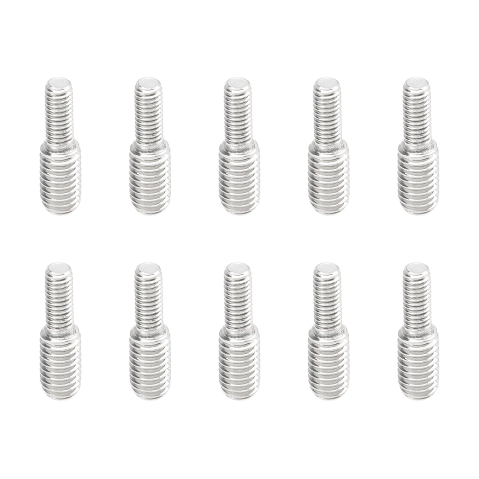 M4x10mm To M6x10mm Double End Threaded Stud Screw Bolt Reducer 10 PCS