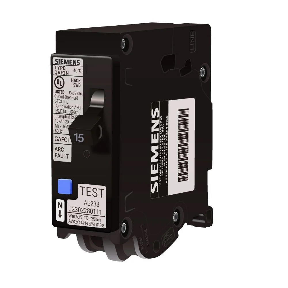 SIEMENS QA115AFCN 15A 120V Circuit Breaker
