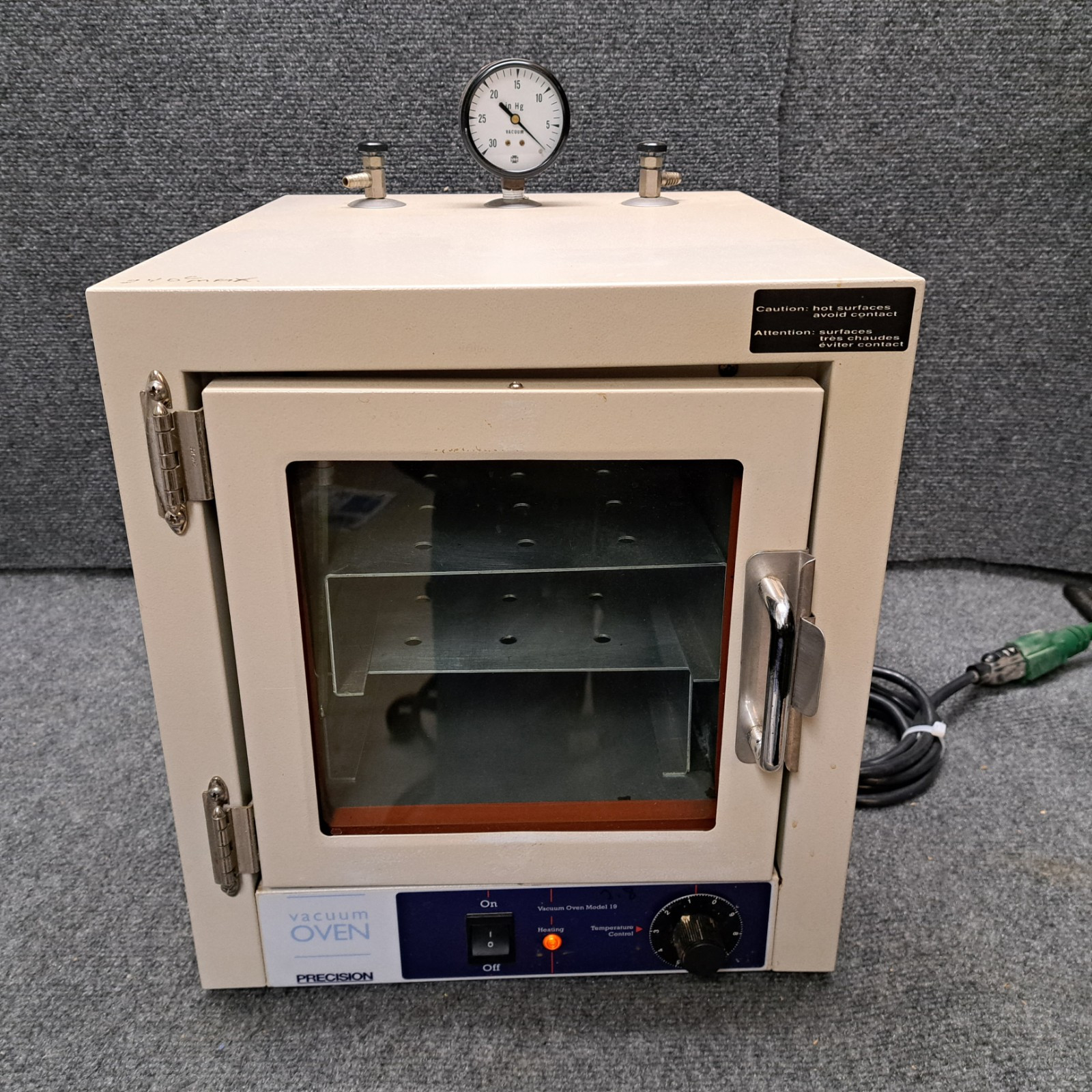Precision Vacumm Oven 51221162 120V, 500W, 4.2AMP, 50-60HZ, 35C TO 200C