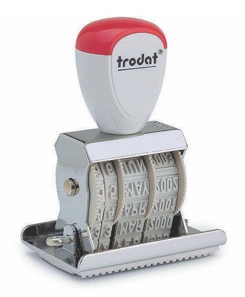 Trodat Manual PAID Text Dater Stamp, Date Bands are Good for 10 Years (T2210/L2)