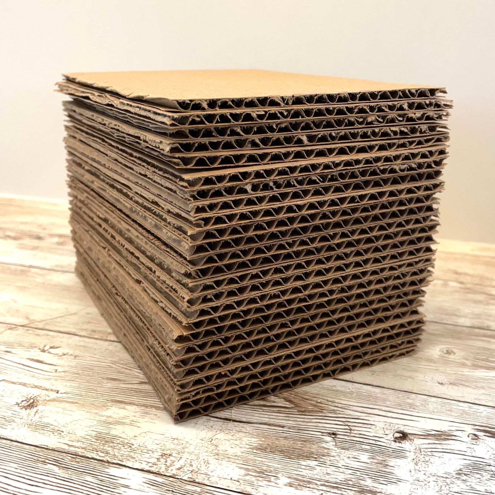 25 pack – 3×3 3×4 3×5 3×6 4×4 4×5 4×6 5×7 Corrugated Cardboard Sheets 32ECT