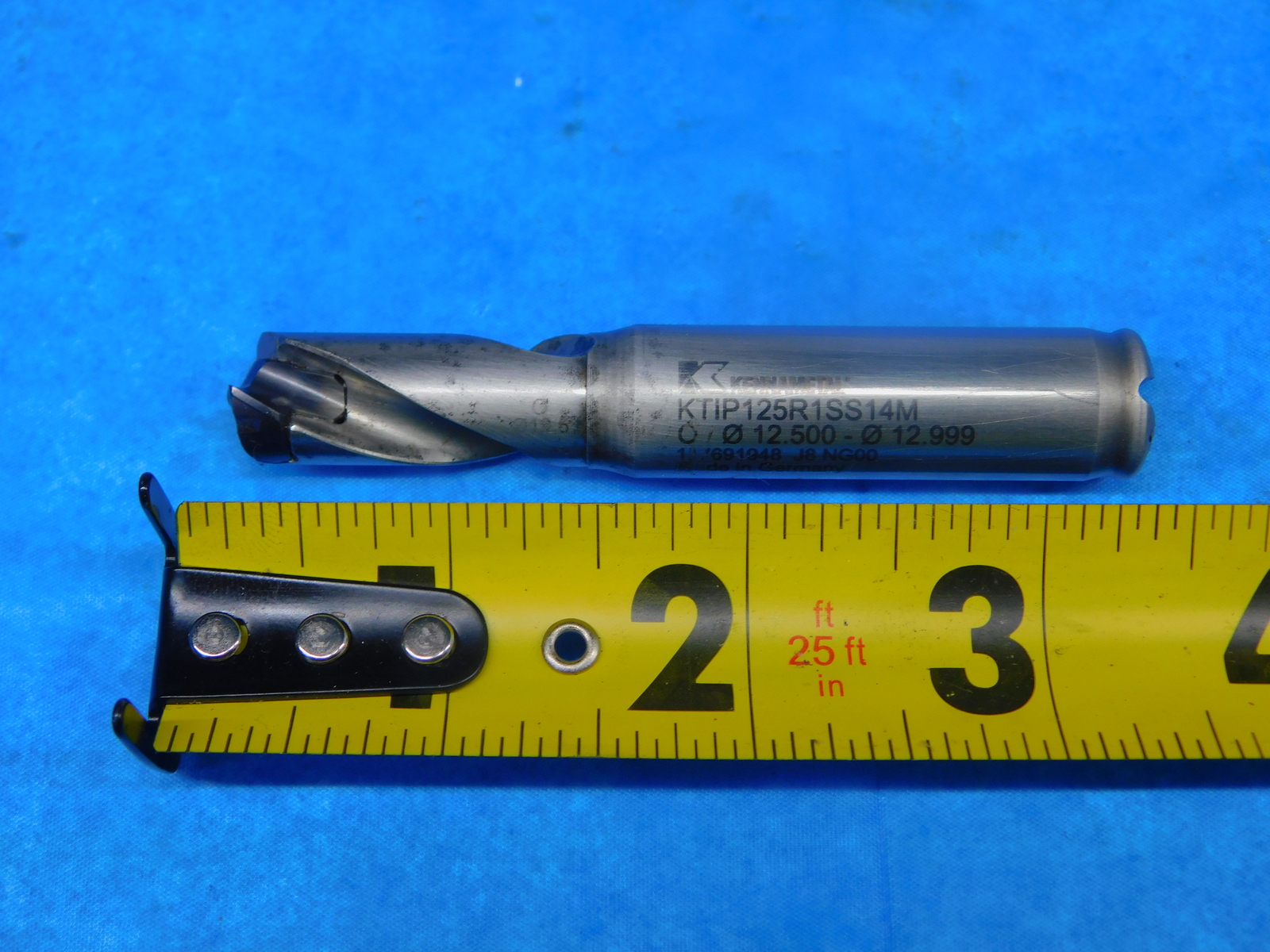KENNAMETAL 12.500 – 12.999 mm O.D. COOLANT REPLACEABLE TIP DRILL KTIP125R1SS14M
