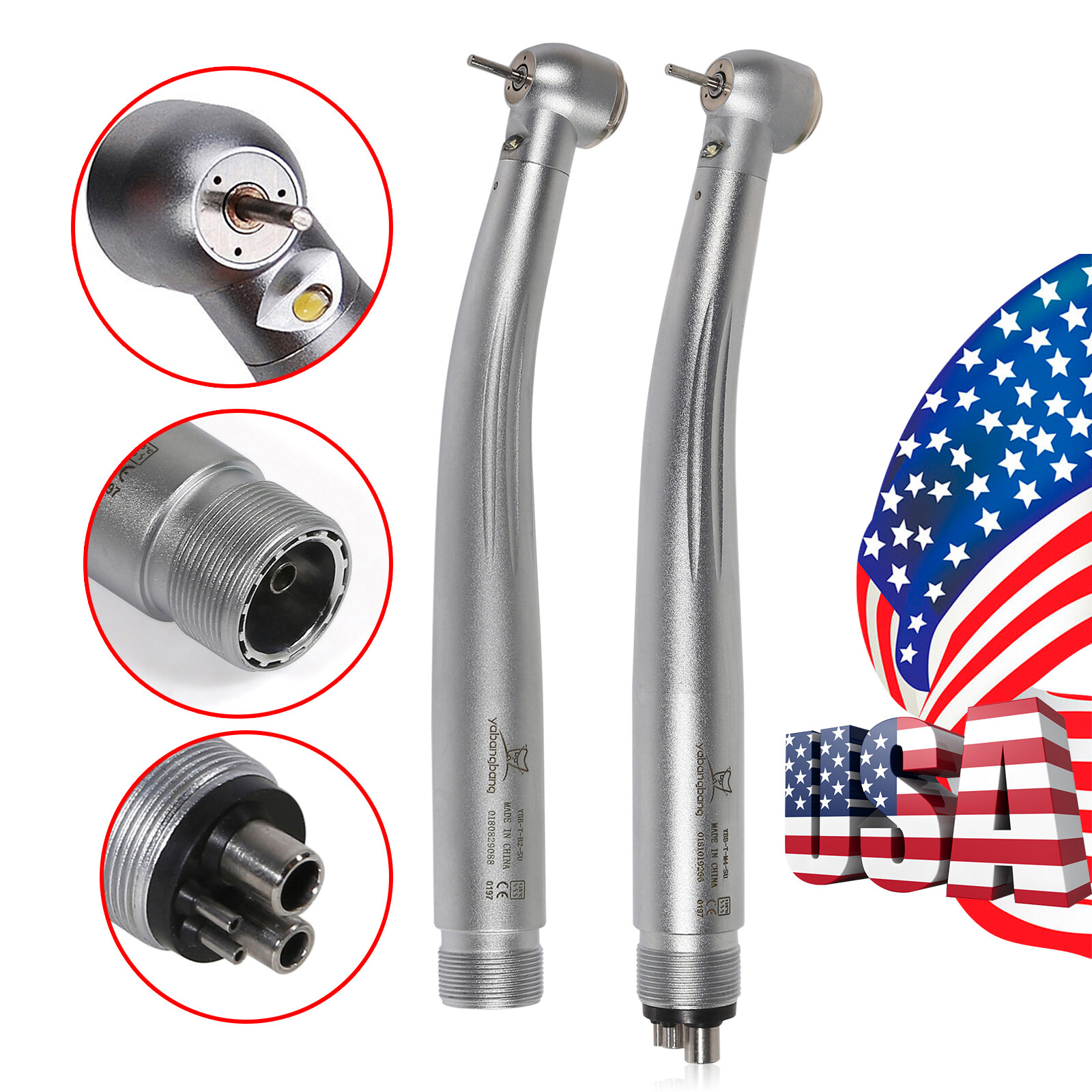 NSK/KaV Style Dental High Speed /LED Fiber Optic /E-generator Handpiece 2/4/6 H