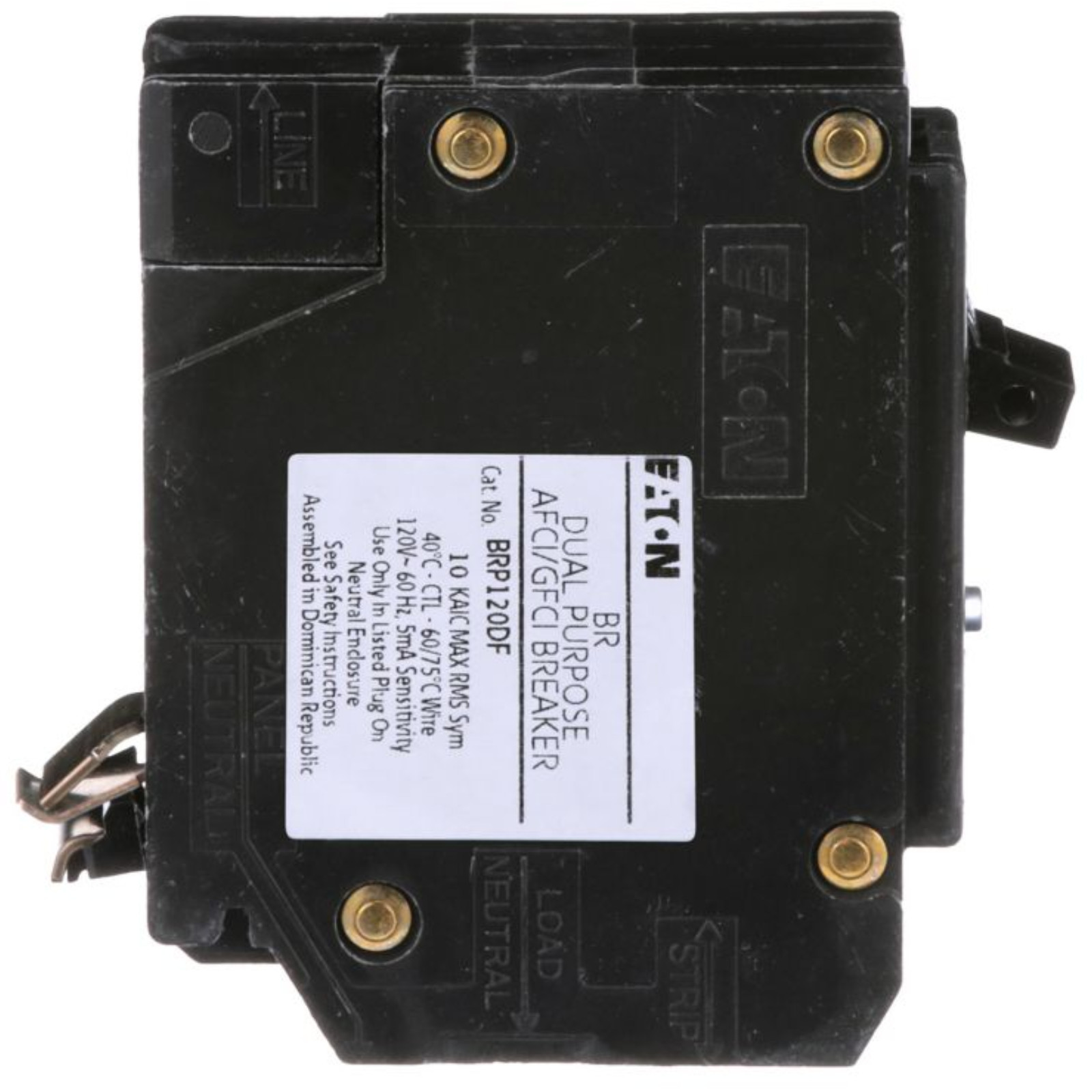 PACK OF 60 Eaton BRP120DF Dual Function AFCI GFCI Plug-On Neutral Breaker 20A