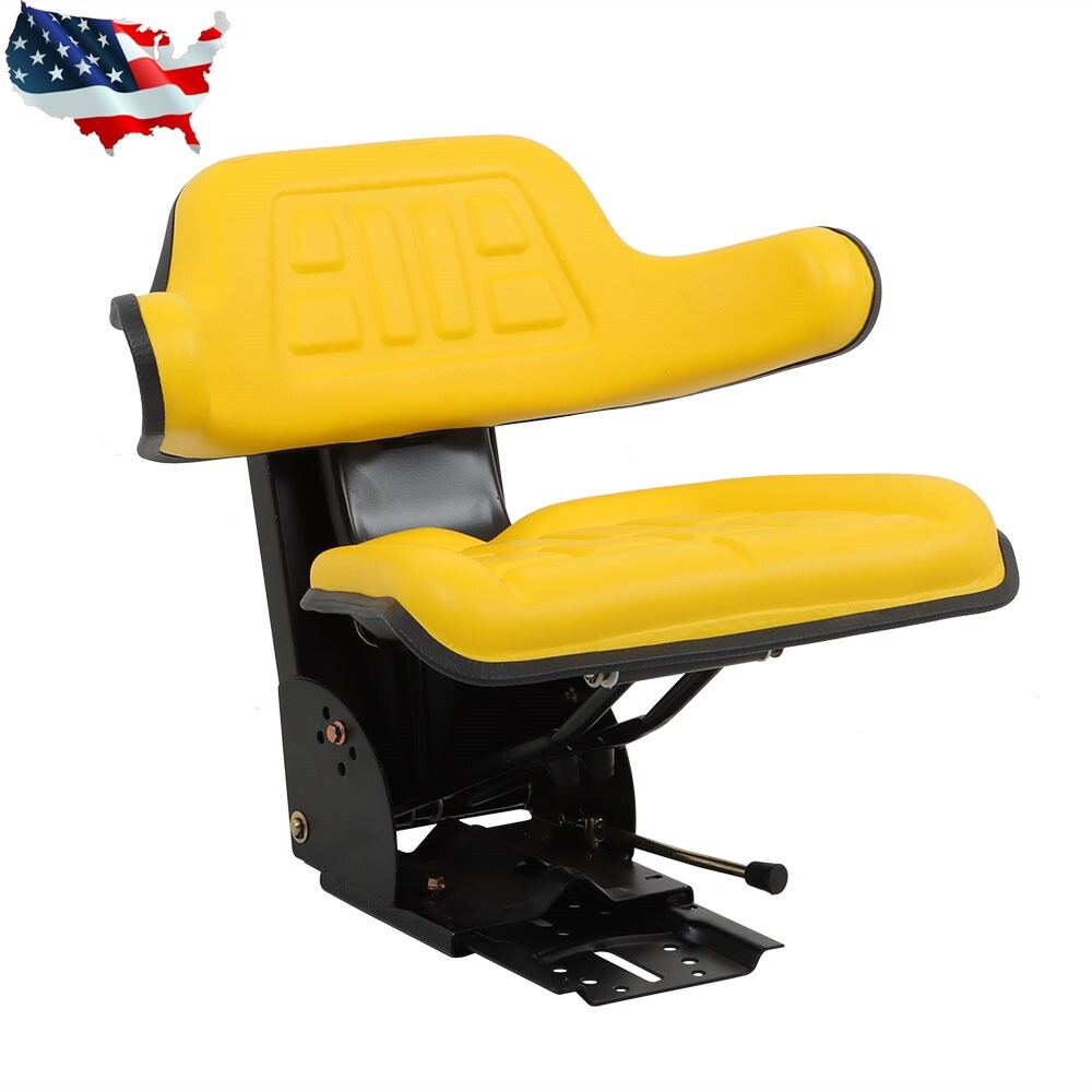 YELLOW SUSPENSION TRACTOR Seat For JOHN DEERE 1020,1530,2020,2030,2040,2155