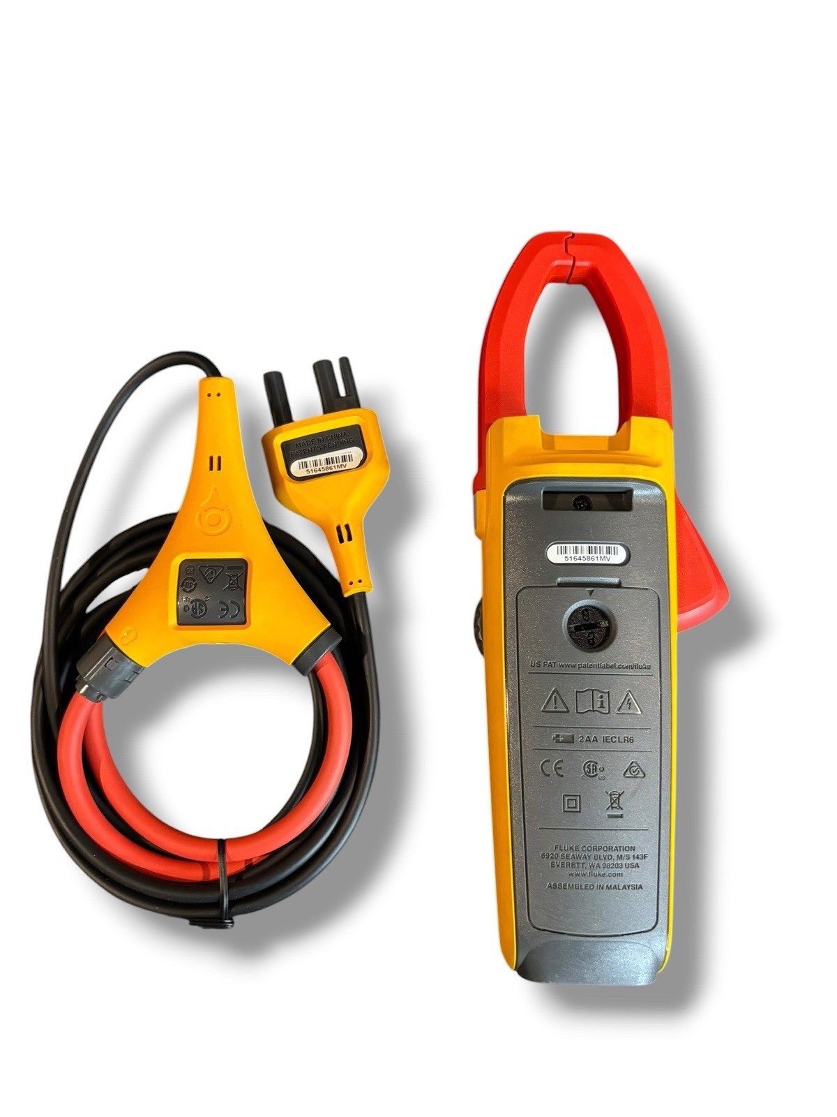 Fluke 376 FC TRMS 1000A AC/DC Clamp Meter w/ iFlex i2500-18