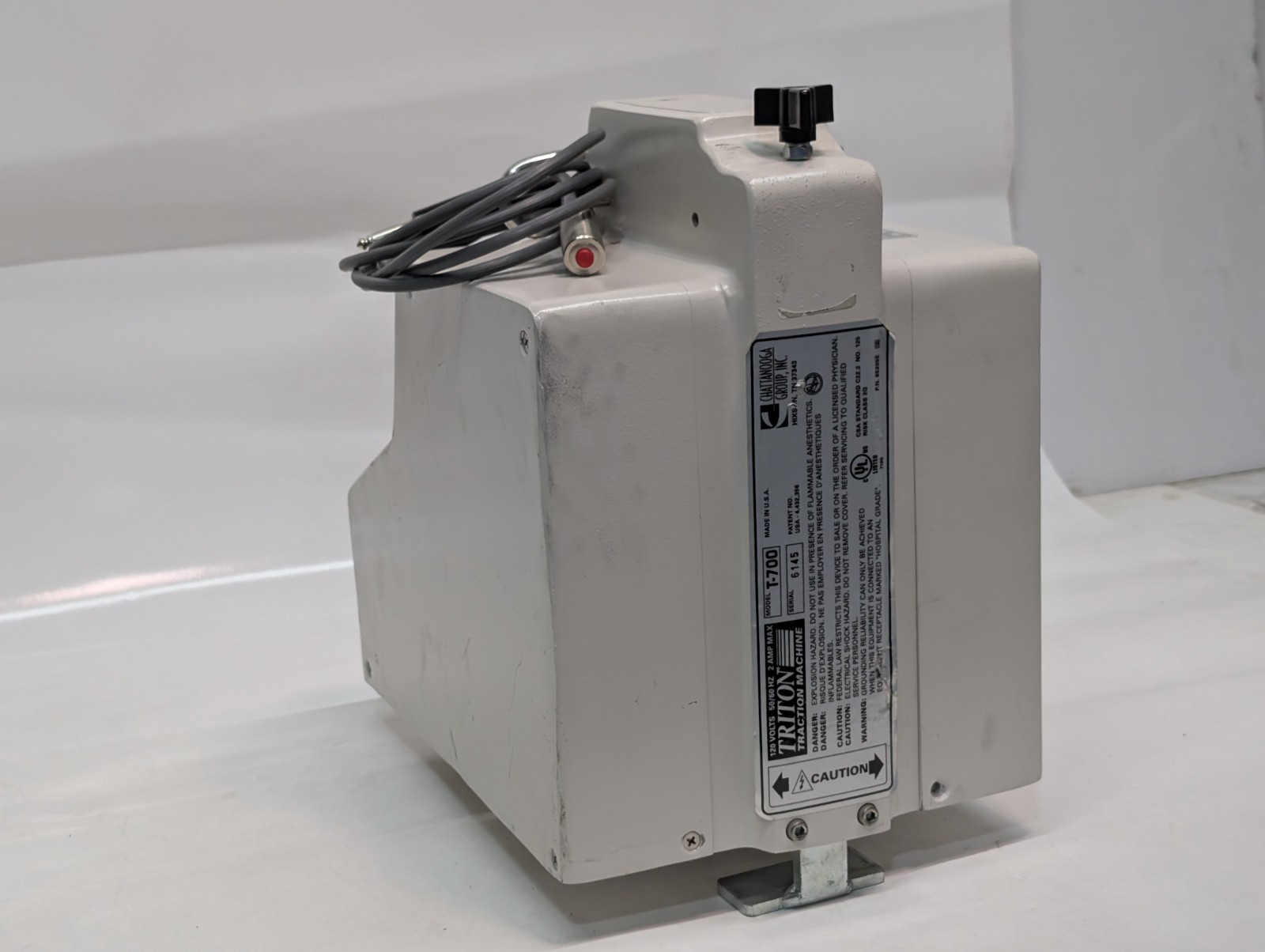 Chattanooga Group, Inc. Triton T-700 Traction Machine, 65205E, 120V, Made in USA