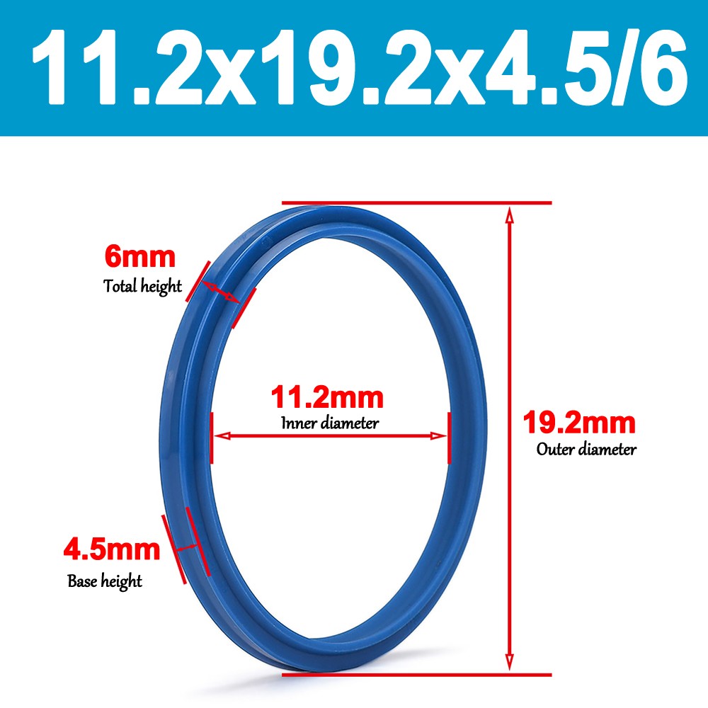 11mm-250mm Hydraulic seal ram u seal 11.2-250mm rod od U-Cup DHS-Type Dustproof
